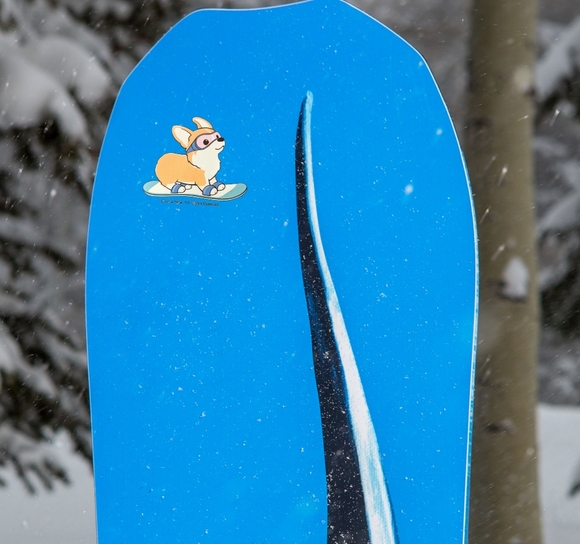 Waterproof Corgi Sticker Snowboard Winter Puppy - Picture 4 of 8